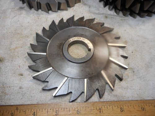 NIAGARA  6&#034; x 5/16&#034; x 1 1/4&#034; STAGGERED TOOTH Side Milling Cutter  USED IN EX CON