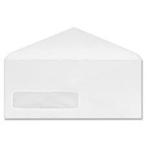 Columbian Co170 (#10) 4-1/8x9-1/2-inch Poly-klear Left Window White Envelopes...