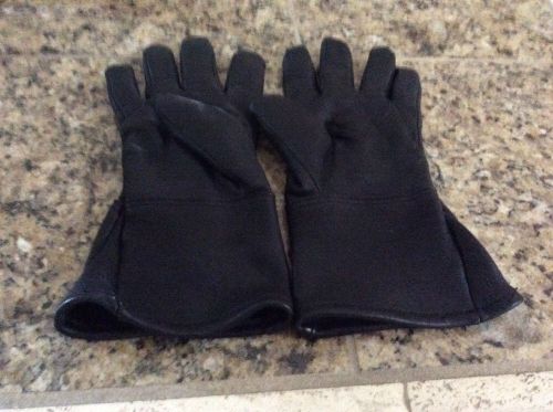 Men American Deer Grain Leather Gloves Size  Large, Black Thinsulate
