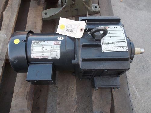 Torspec 100tcd4/.75hp, brook crompton .75 hp motor, 1725 rpm,(used) for sale