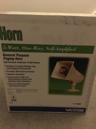 Horn 5-Watt, One-Way, Self- Amplified