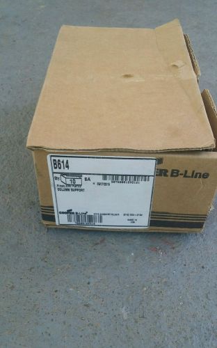 Box of 10 10 B-line B614 Column Support  Zinc Nib