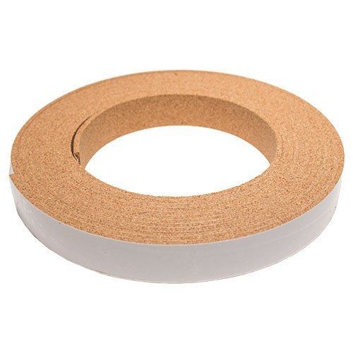 The Felt Store CORK STRIPPING WITH ADHESIVE - 1/8IN THICK X 1IN WIDE X 20FT LONG