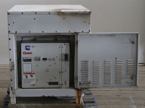Onan 5.5kw standby generator dc power w/ enclosure 253 hours model 5.5gcac for sale