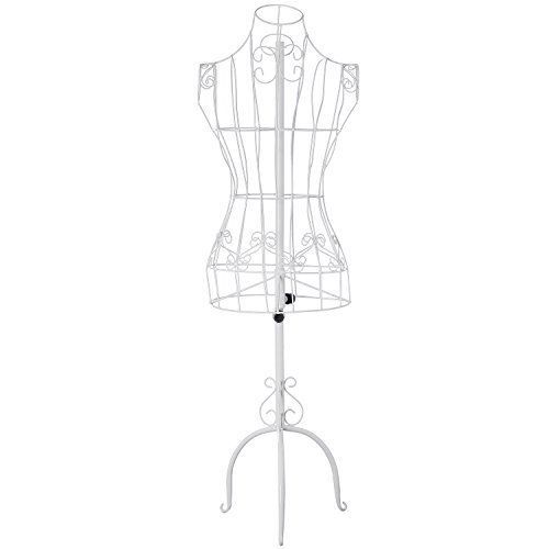 Dress Form Stand Display Female Adjustable Mannequin Torso Model Women Clothing
