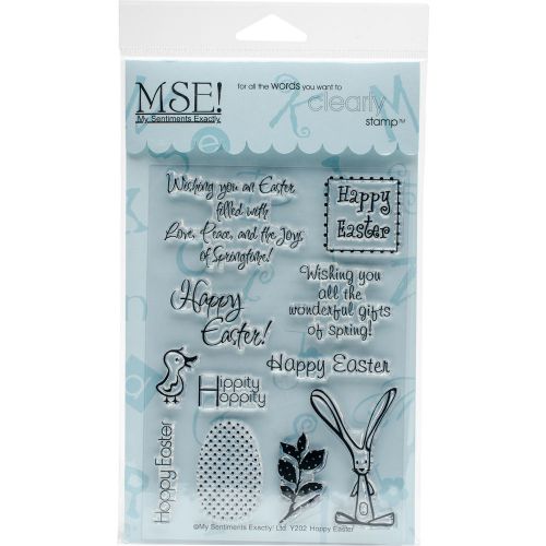 &#034;My Sentiments Exactly Clear Stamps 4&#034;&#034;X6&#034;&#034; Sheet-Happy Easter&#034;