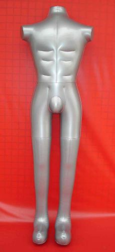 Male Full Body Top Pant Underwear Inflatable Mannequin Dummy Torso Model Display