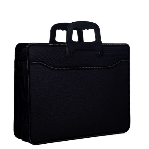 Oxford a4 file bills document organizer handbag portable brief case zipper bag for sale