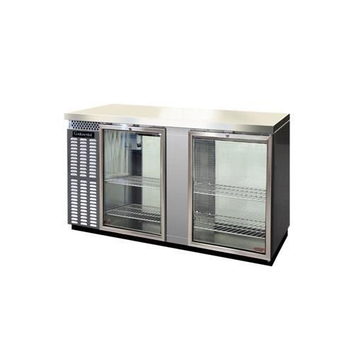 Continental Refrigerator BBC69-SS-GD-PT Back Bar Cabinet, Refrigerated