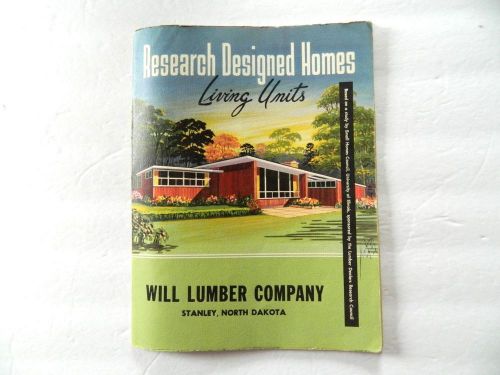 VINTAGE - RESEARCH DESIGNED HOMES LIVING UNITS Home plan designs from 1951