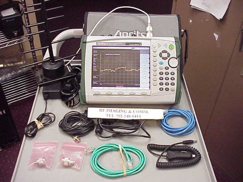 Anritsu ms2724b spectrum analyzer, 100 khz - 20 ghz **loaded w/ options** for sale
