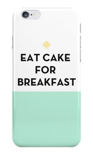 Eat Cake for Breakfast Apple iPhone iPod Samsung Galaxy HTC Case