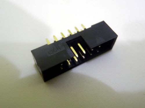 20Pcs 12 Pin 2x6 2.0mm Pitch Male Shrouded PCB Box Header IDC Socket Notch
