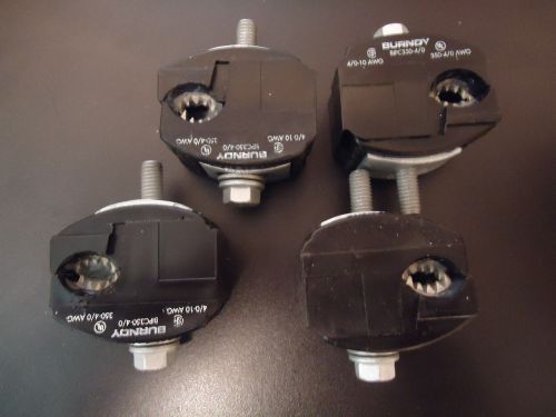 4 pack burndy bipc350-4/0 insulation piercing connector for sale