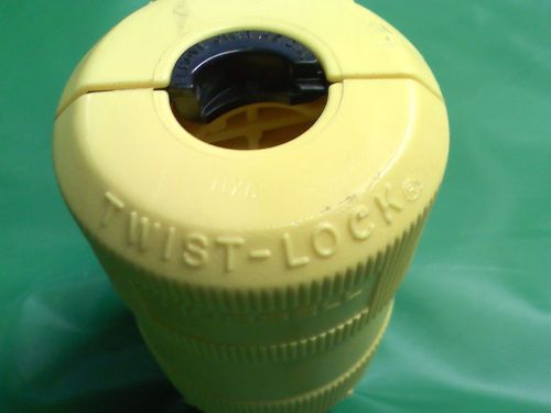 Hubbell plug male twist lock 20a 125v for sale