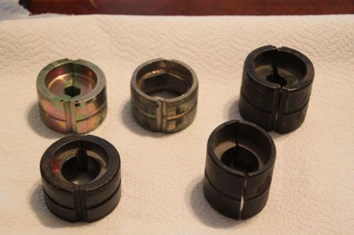 (5) GREENLEE CRIMP DIES