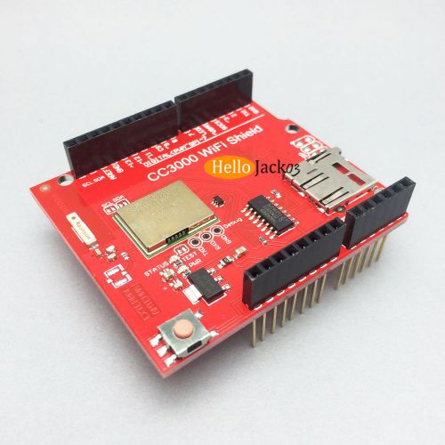 Cc3000 wifi shield with sd slot for arduino uno r3 mega2560 internet of things for sale
