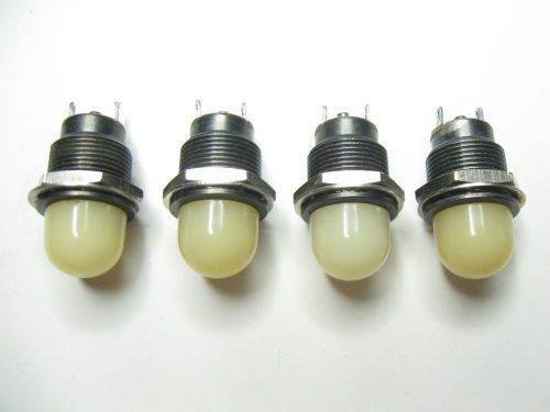 4pcs vintage dialight dialco ? panel mount indicator lights for sale