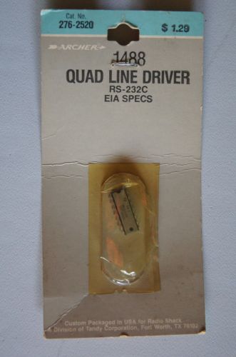 RadioShack Archer 1488 Quad Line Driver 276-2520 - Original Package