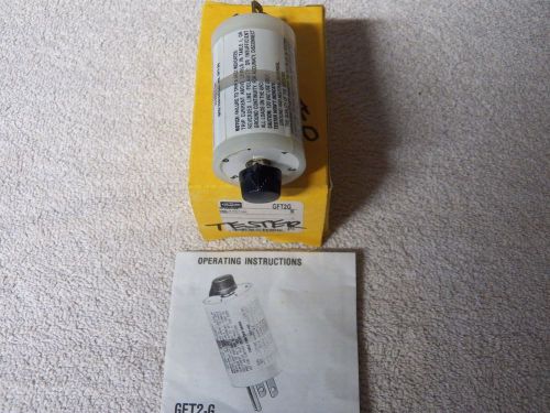 Hubbell GFT2G Ground Fault Receptacle Tester 2 - 7 MA range 120vac New