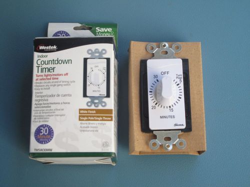 WESTEK SPRING WOUND Countdown 30 Minute TIMER  TMSW30MW , #310