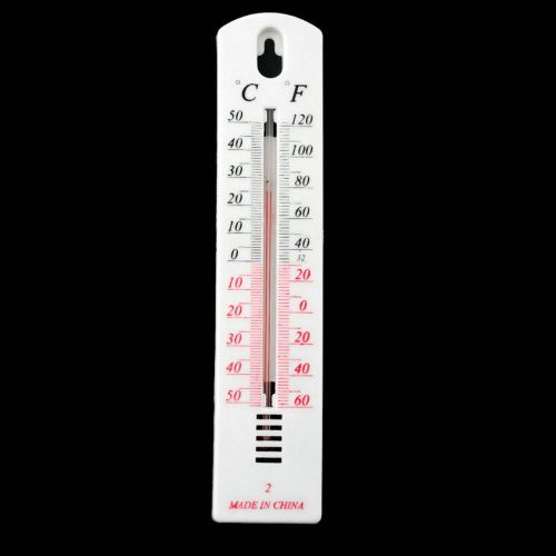 Wall Hung Thermometer Outdoor Garden House Garage Indoor House Office Room CS