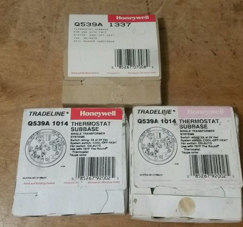 Honeywell Thermostat Sub Bases.. new .heating and cooling hvac thermostat taupe