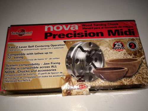 NOVA 48111 1-Inch 8TPI Direct Thread Precision Midi Wood Turning Chuck