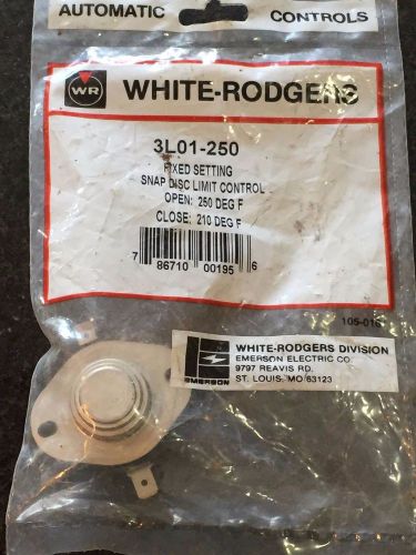 NIP 3L01-190 White Rodgers Open 190 Close 150 Snap Disc Limit Control