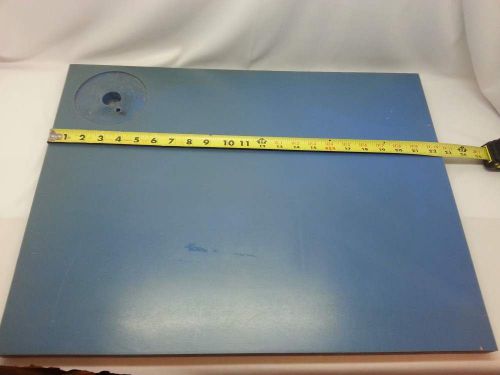 Nylon 6 sheet ( cast ) - blue - 22&#034; x 17&#034; x 1&#034; thick (nominal) cnc machining for sale
