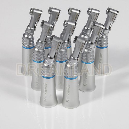 10pc nsk style dental contra angle low slow handpiece fit air motor e type yp-hm for sale