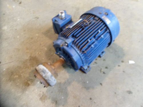 SIEMENS 15HP PREMIUM MOTOR #951019 FR:254T PH:3 1760:RPM 230/460V USED