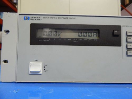 Hewlett Packard 6624A 4 Output DC Power Supply