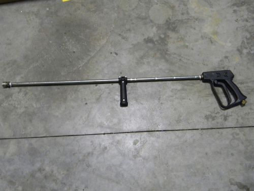 Used pressure washer trigger gun and wand with quick connect and side handle for sale