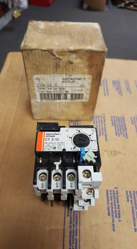 SPRECHER SCHUH CT3-12.5 THERMAL OVERLOAD RELAY   L42