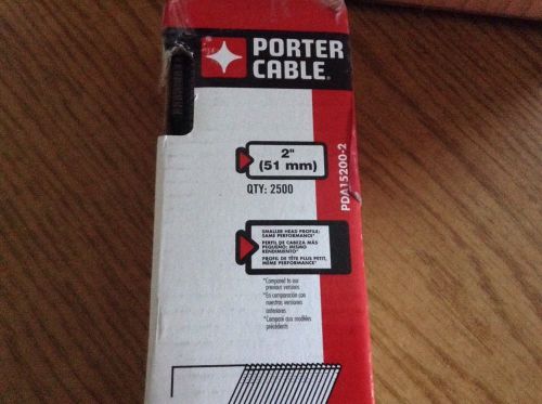 PORTER-CABLE PDA15200-2 2-Inch 15-Gauge D/A Angle Finish Nails, 2500-Pack New