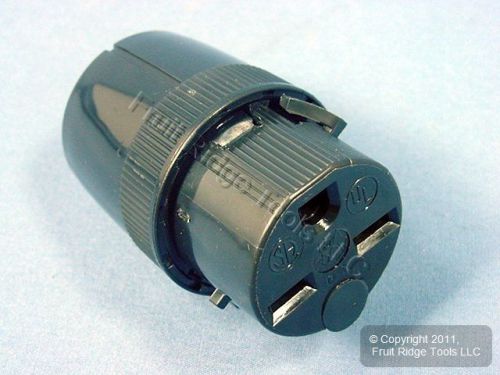 Lot 10 new p&amp;s straight blade connector plugs 15a 250v nema 6-15r 6-15 5669-bk for sale