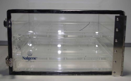 Nalgene Acrylic Desiccator Cabinet w/ 2 Shelves 5314-0070 ++ NICE ++