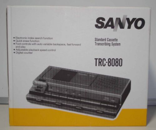 Sanyo standard cassette transcribing system trc-8080 ++ new ++ for sale