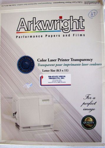 ARTWRIGHT Color Laser Printer Transparency Film  (Open Box 37 sheets)