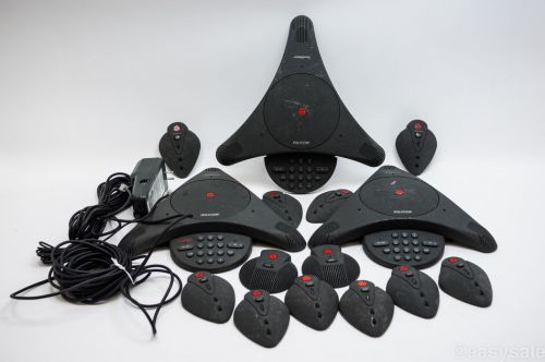 Lot of Polycom Soundstation Equipment For Parts/ Repair