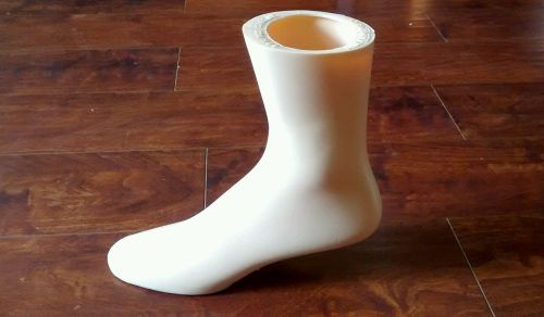 9.5&#034; tall male weighed self standing leg foot mannequin sock display rpm indus. for sale