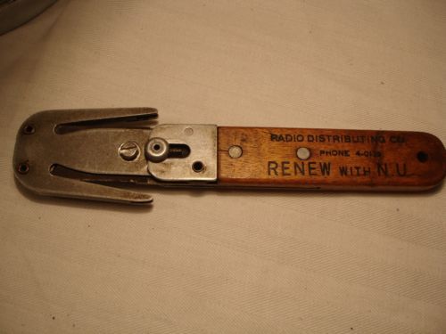 Vintage wire stripper/cutter from Radio Distributing  Co.