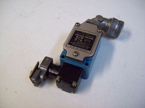 MICRO SWITCH 1LS10 PRECISION LIMIT SWITCH 3/4HP 10A - USED - FREE SHIPPING