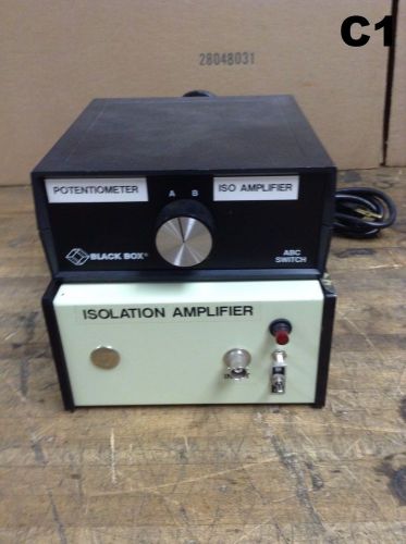 Black Box SW550A-BNC  Isolation Amplifier-Grab Box of 2