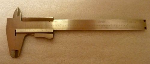 Vintage Helios INOX Calipers with Whitworth Thread Chart- Made in Germany