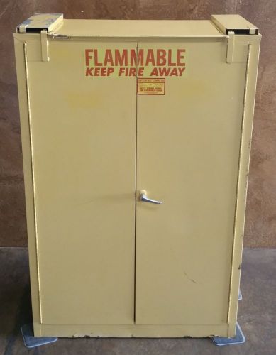 Securall Safety Storage Cabinet Flammable Liquids * Self-Closing * 45 Gal * Nice