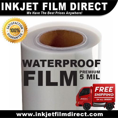 5 mil - screen printing inkjet film transparency  17&#034; x 100&#039; 1- roll for sale