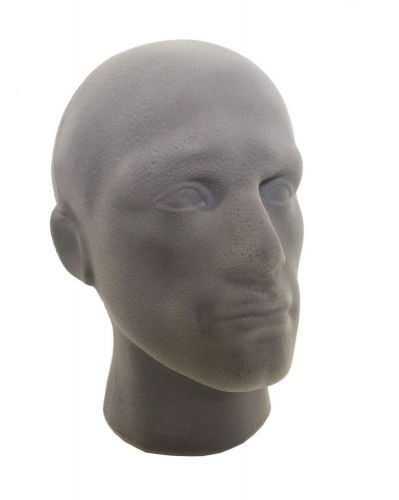 Male Velvet Mannequin Head Stand for Model Glasses Wig Cap Display High Quality