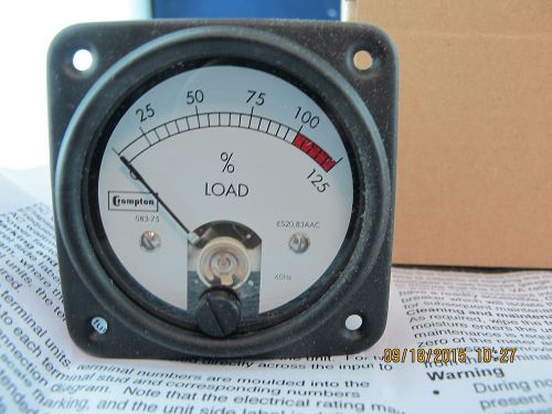 MEP-531A / MEP-501A Ammeter 083-75A2-211841 NSN 6625996236974 NEW Tyco Crompton